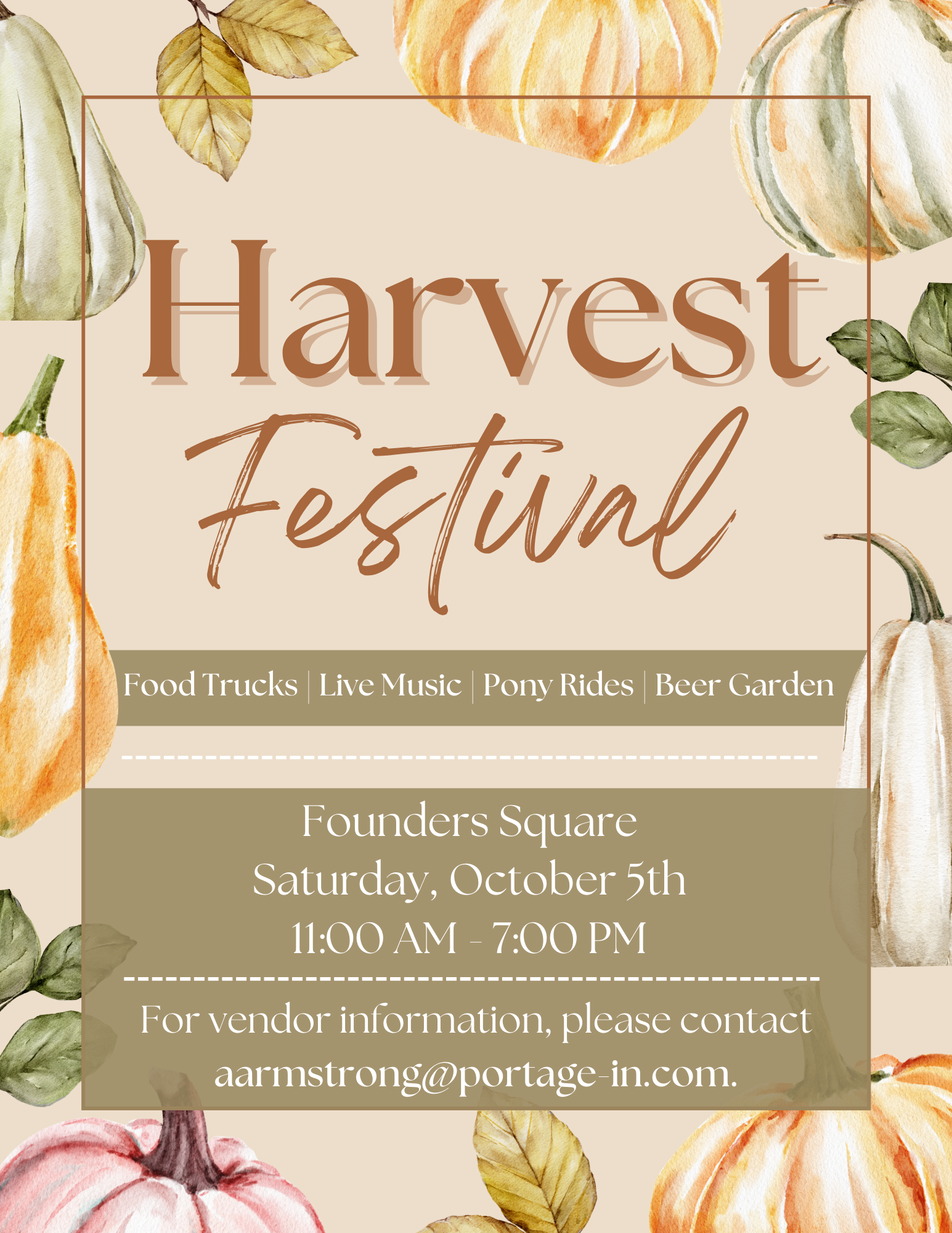 2024 Harvest Festival Flyer