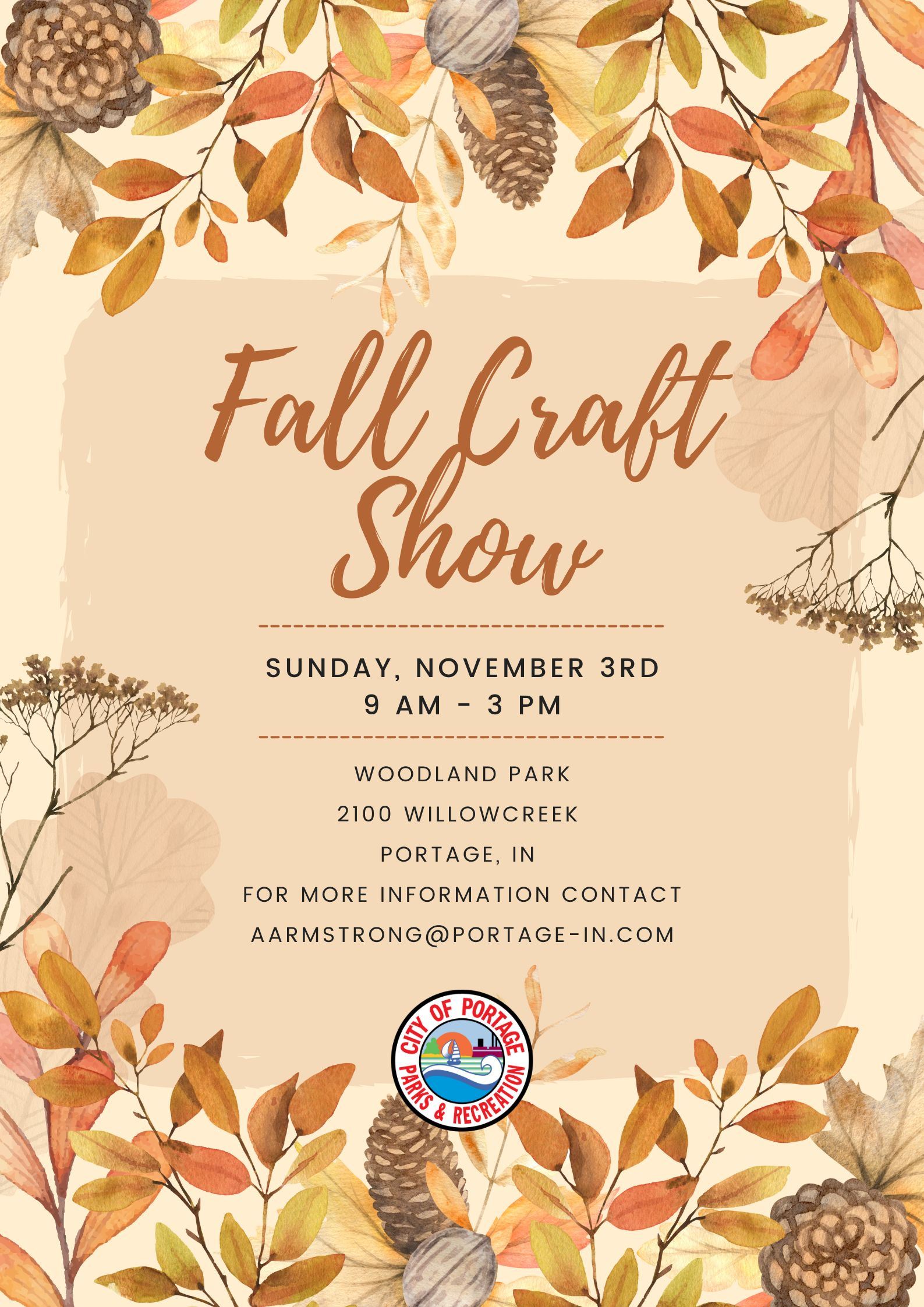 Fall Craft Show Flyer