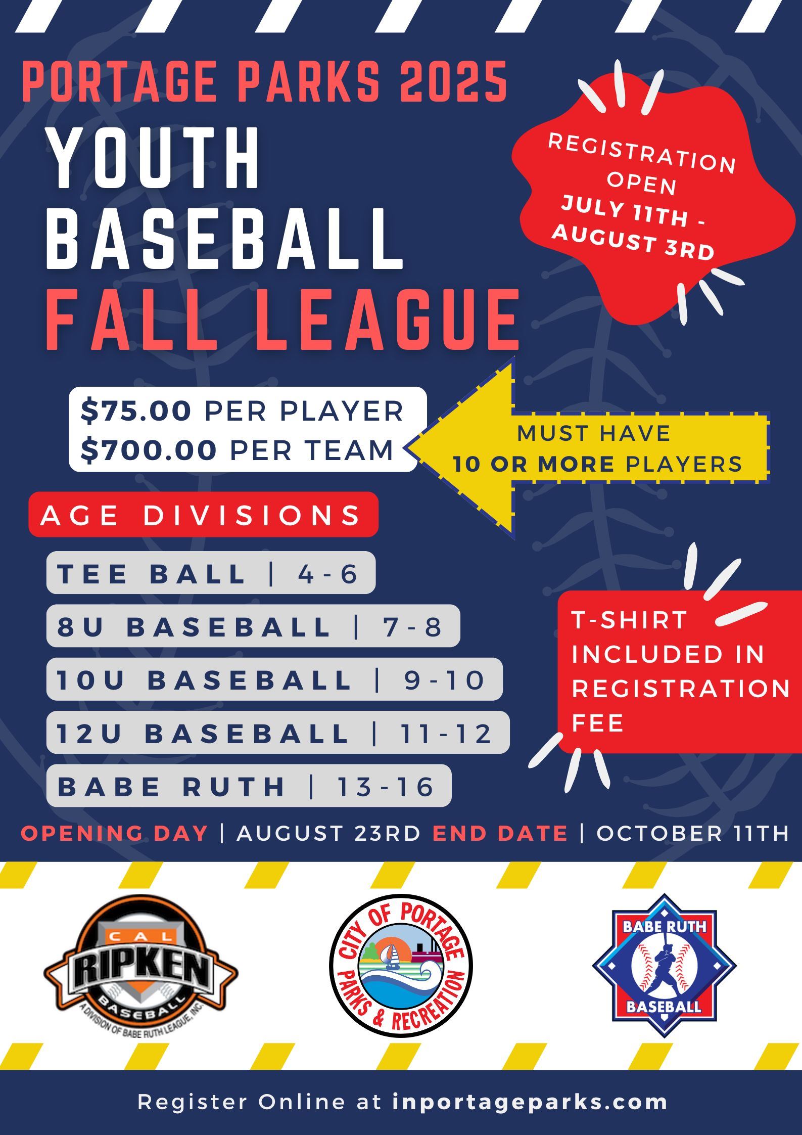 Fall Ball 2025 Flyer